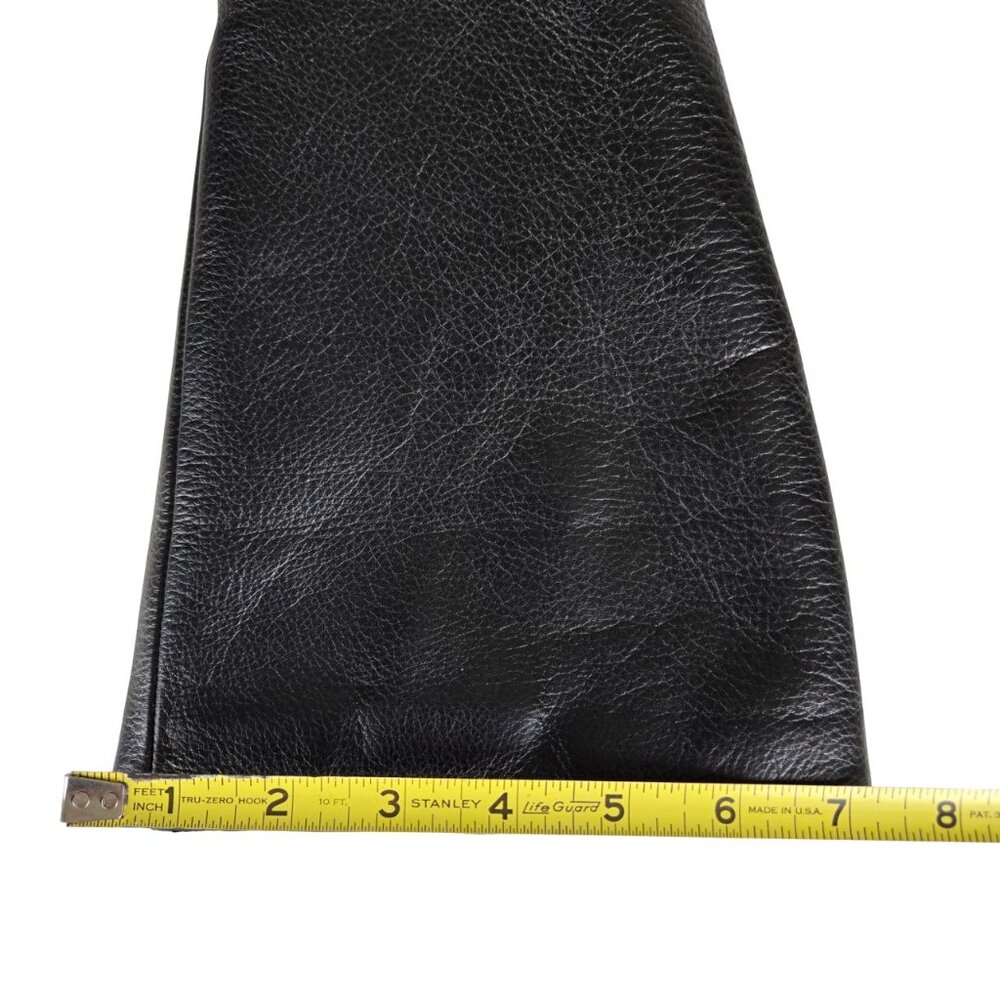 La Canadienne Tall Boots 9 Black Waterproof Leather Full Zip Very Good Condition - Picture 14 of 16